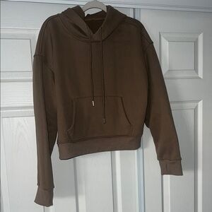 Women's Brown Hoodie Sweater